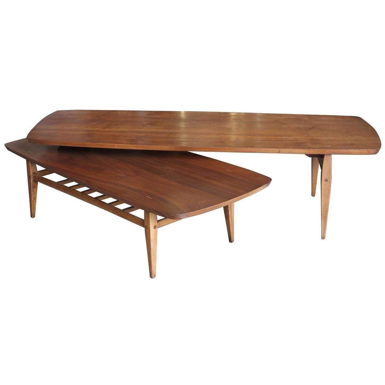 Two Tier Swivel Joint Coffee Tablelane At 1stdibs Throughout Swivel Coffee Tables (View 19 of 30)