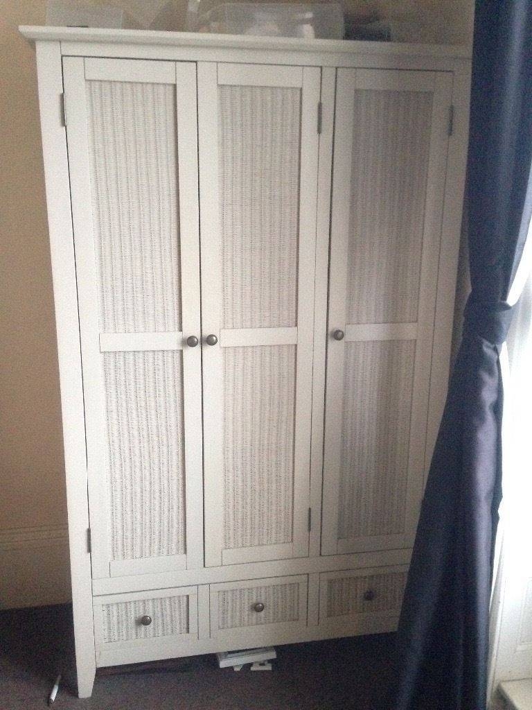 Featured Photo of 15 Best Ideas White Wicker Wardrobes