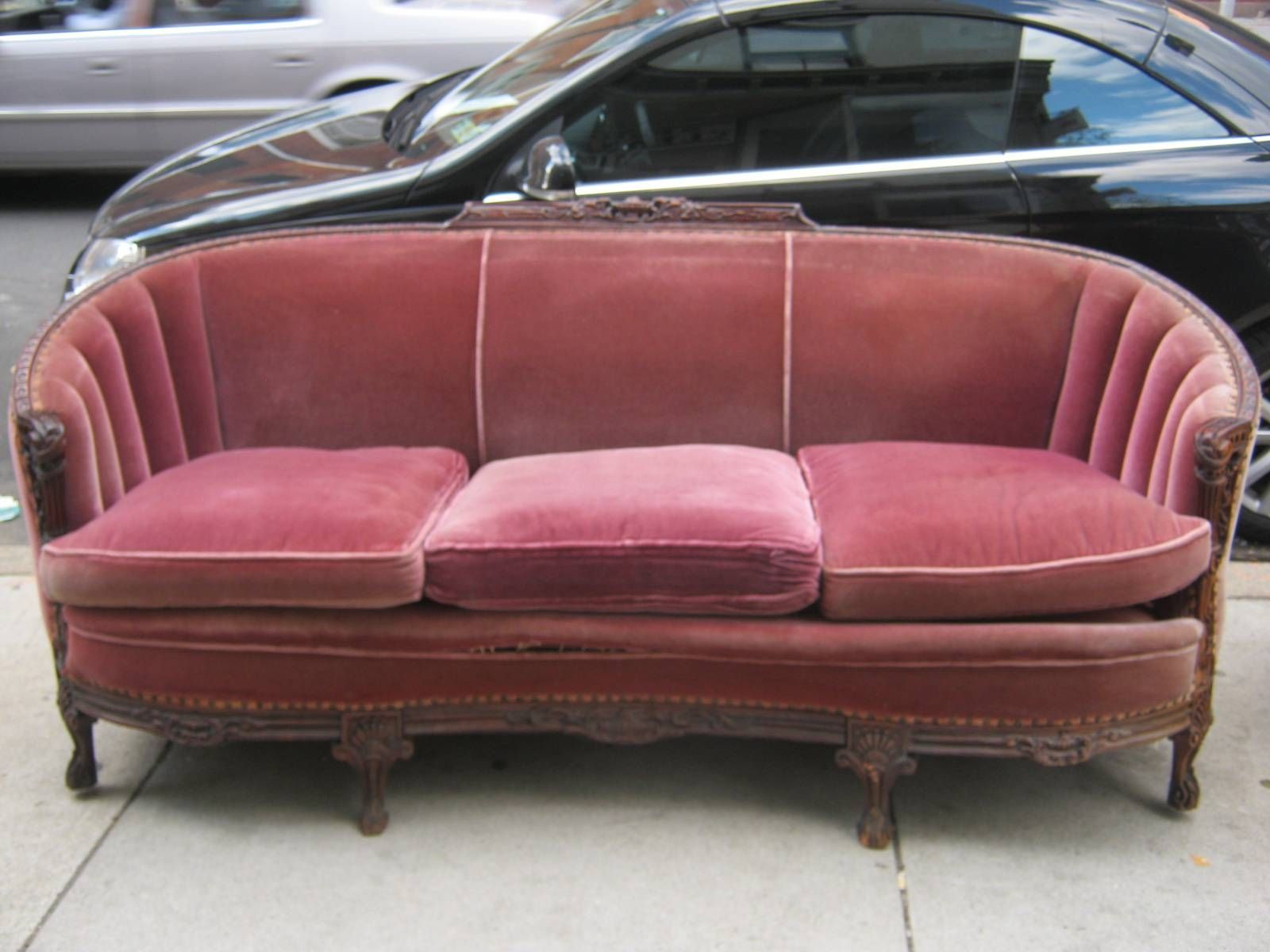 Uhuru Furniture & Collectibles: Victorian Sofa Sold Pertaining To 1930s Couch (Photo 193 of 299)