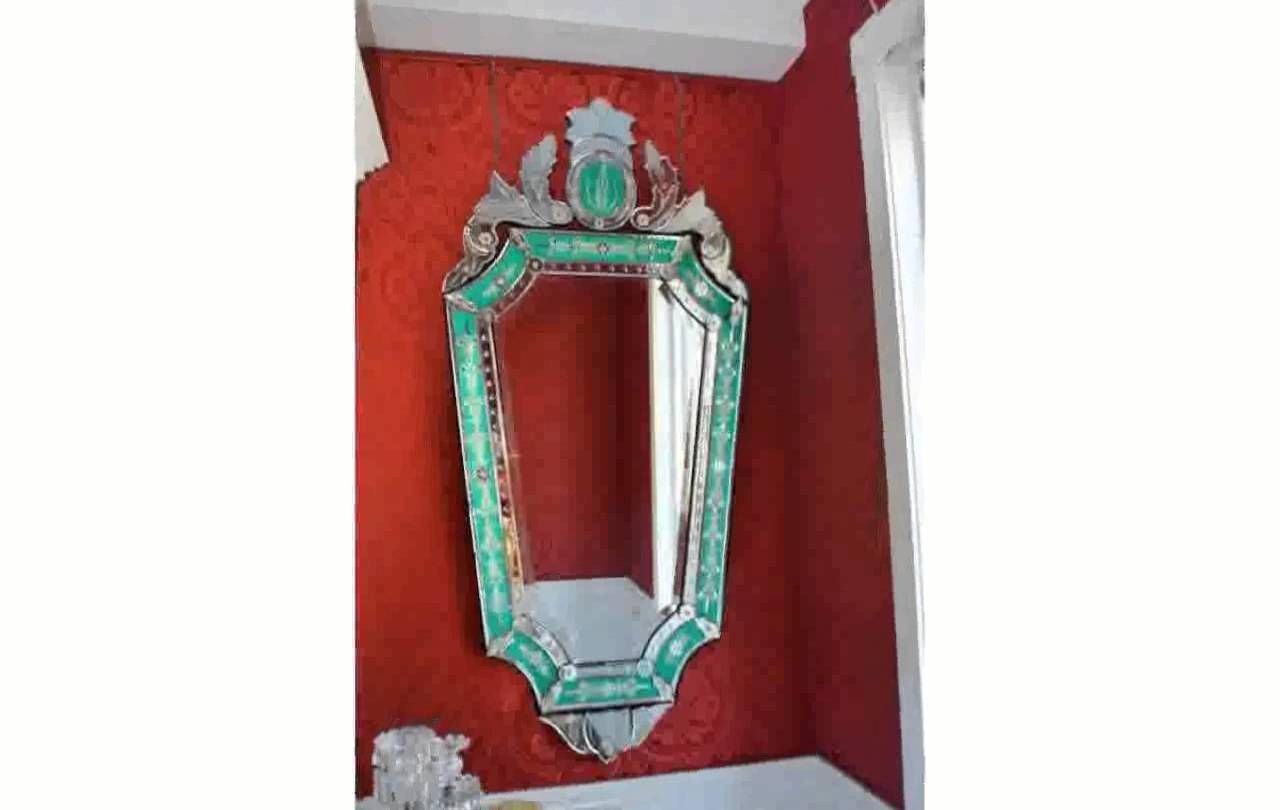 Venetian Glass Mirror – Youtube For Small Venetian Mirrors (View 9 of 25)