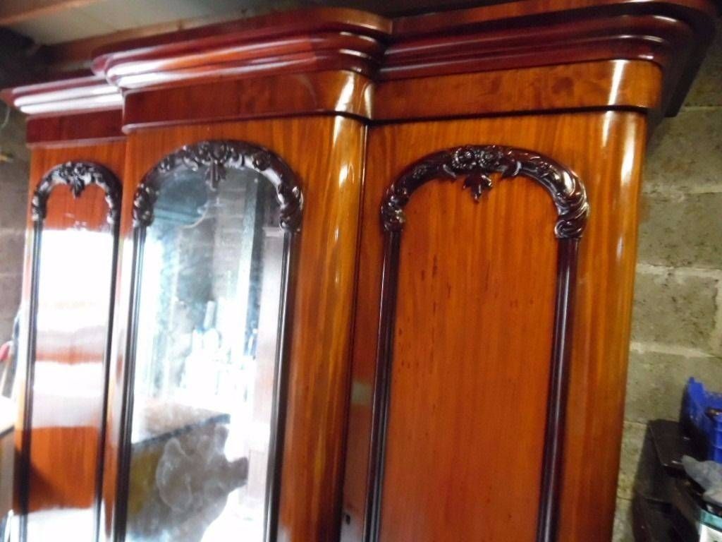 Victorian Breakfront Wardrobe | In Newcastle, County Down | Gumtree Intended For Victorian Breakfront Wardrobe (View 21 of 30)