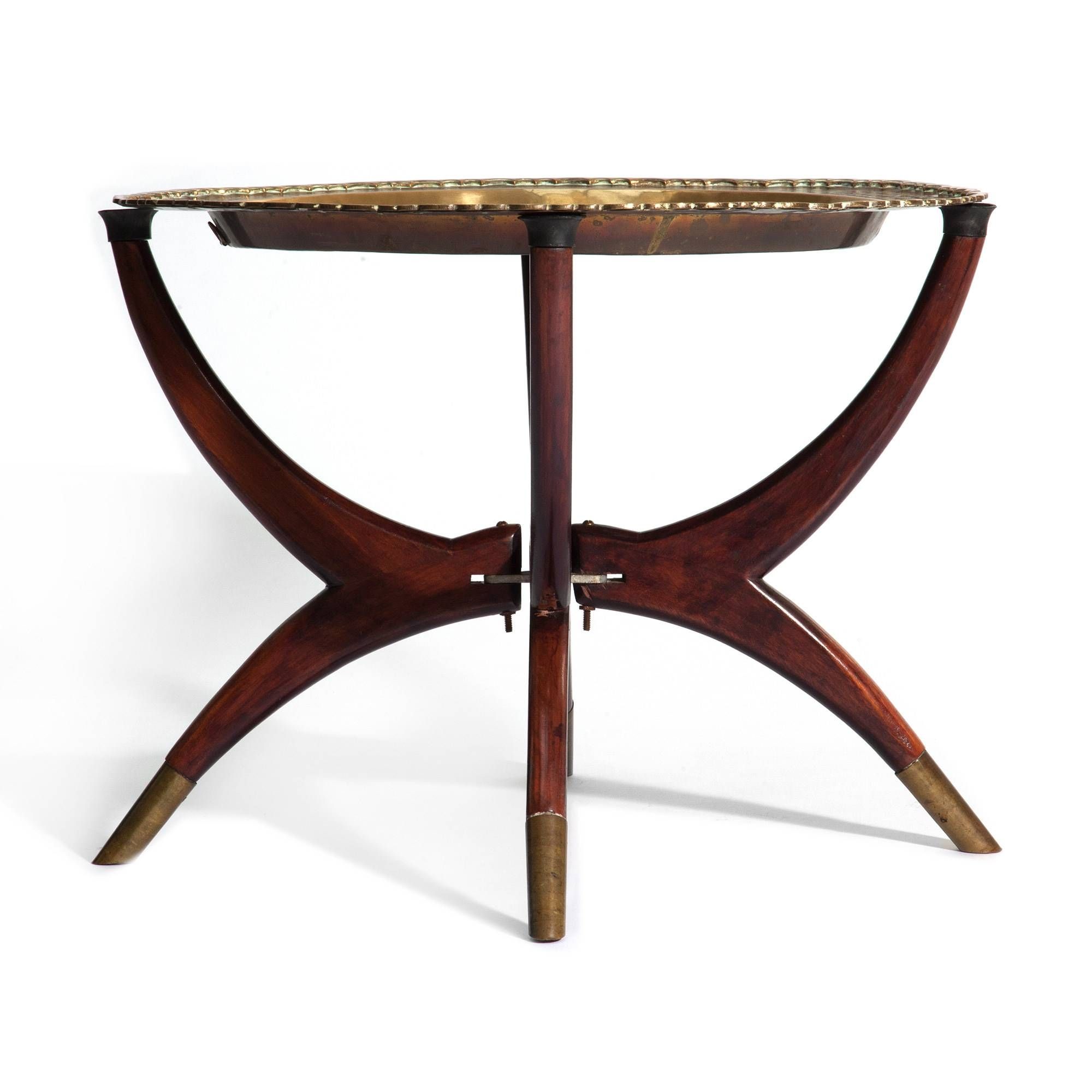 Vintage Brass Campaign Table – Tables And Desks – Live Throughout Campaign Coffee Tables (View 8 of 30)