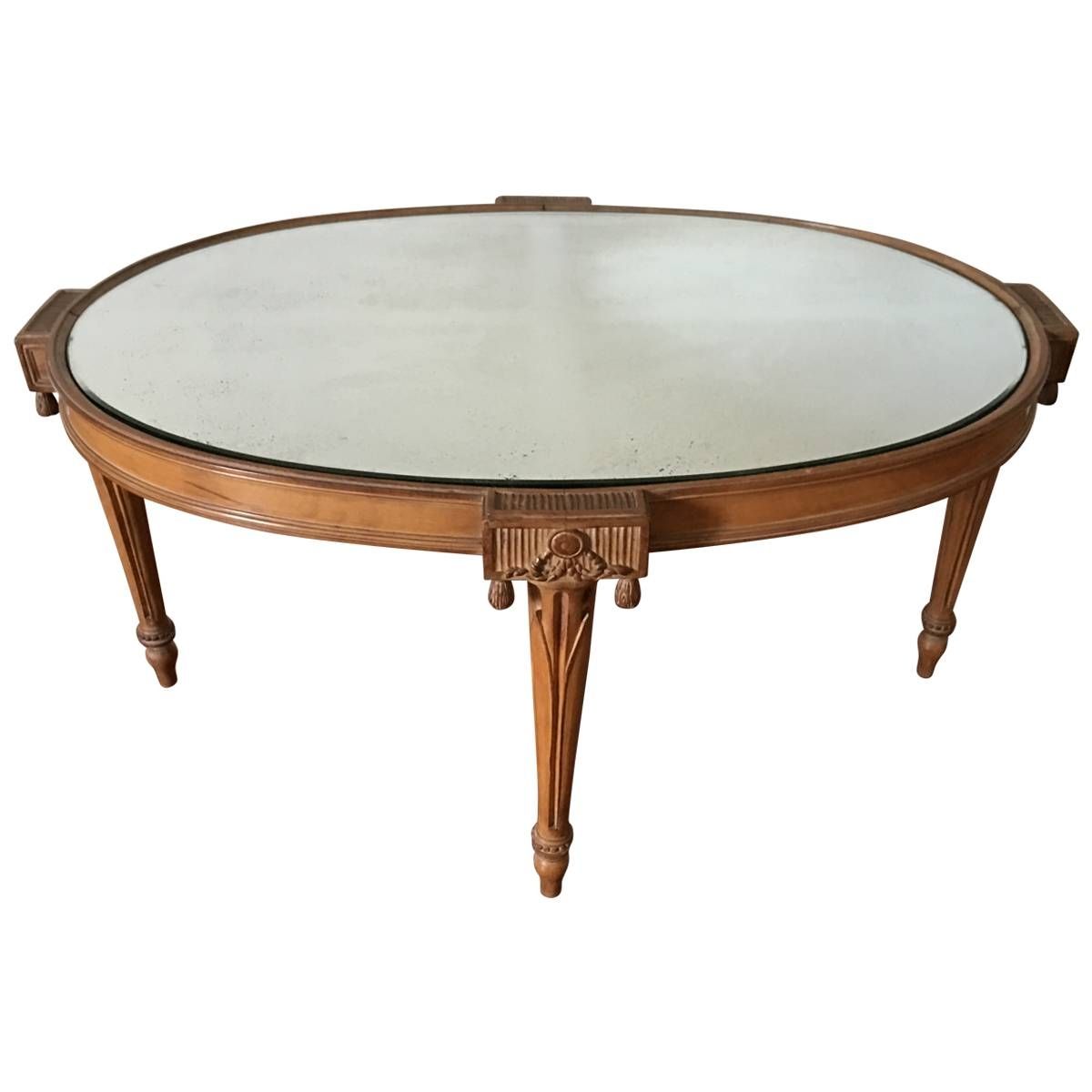 Viyet – Designer Furniture – Tables – Antique Oval Wooden Coffee For Oval Wood Coffee Tables (View 20 of 30)