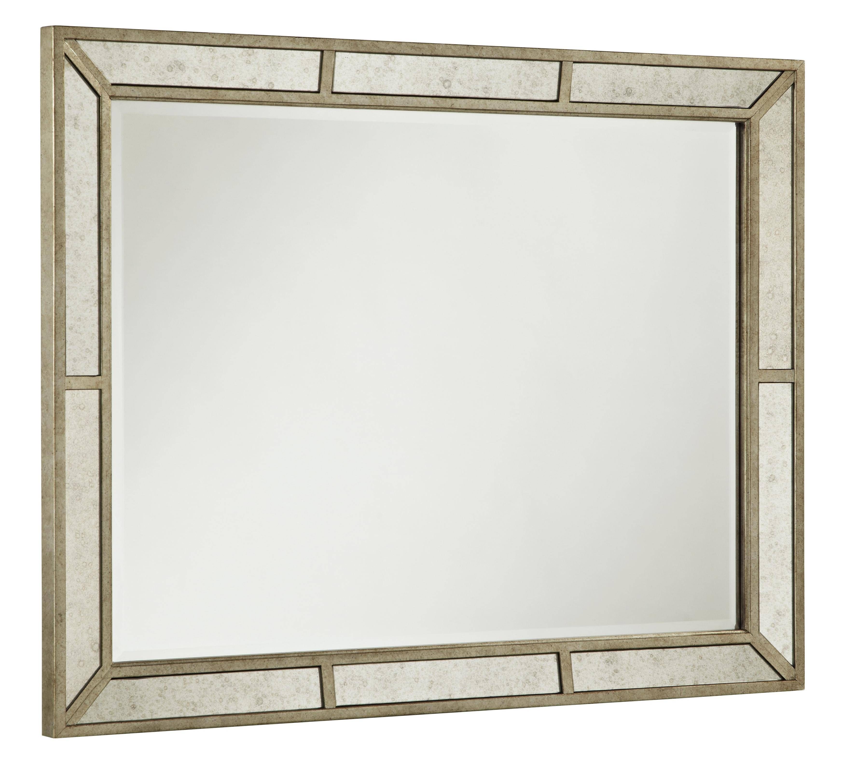 Wall Mirror W/ Antiqued Mirror Framepulaski Furniture | Wolf Within Antiqued Wall Mirrors (View 6 of 25)