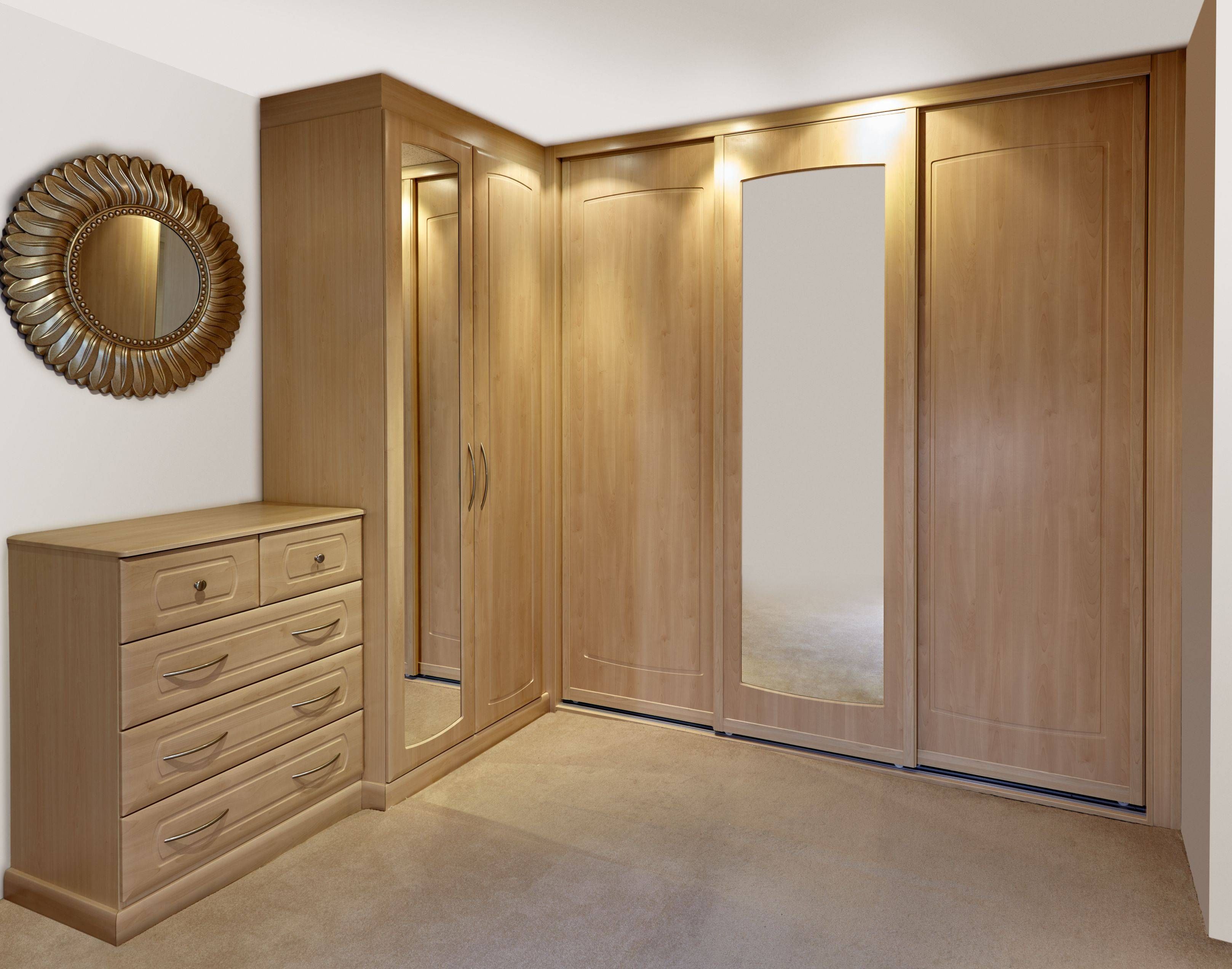 Wardrobe : Fitted Wardrobes Around Bed Uk Bedroom Fitted Wardrobe Regarding Solid Wood Fitted Wardrobes (View 8 of 30)