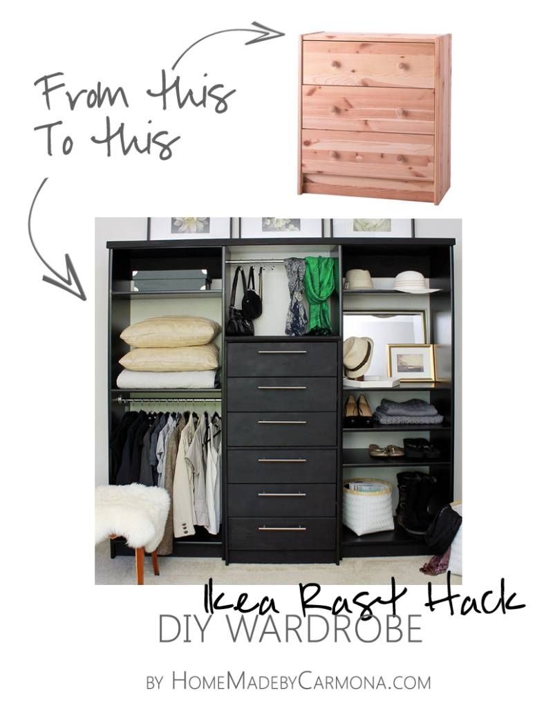 Wardrobe Hack Inside Wardrobe With Shelves And Drawers (View 26 of 30)