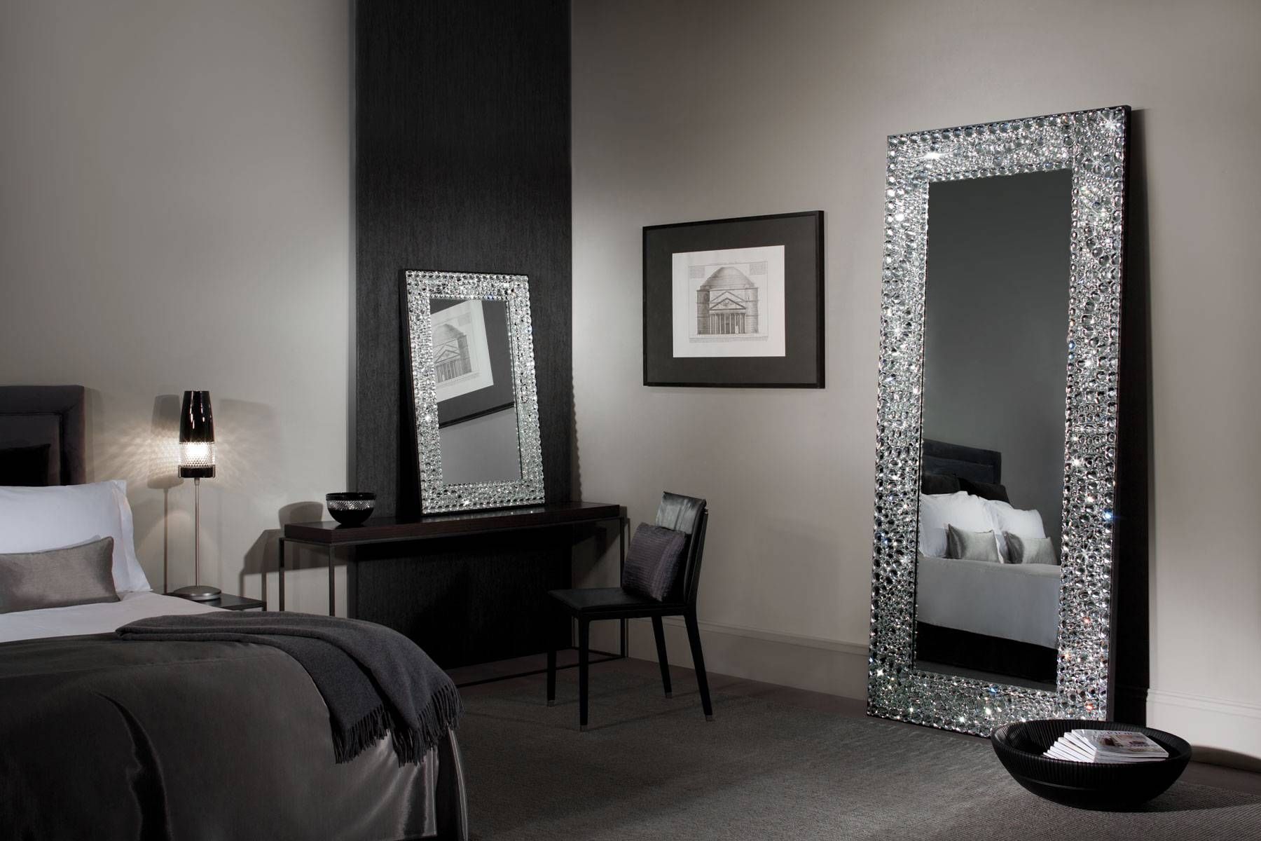 Waterford Interiors John Rocha Solas Floor Mirror With Regard To Wall Mirrors With Crystals (View 5 of 25)