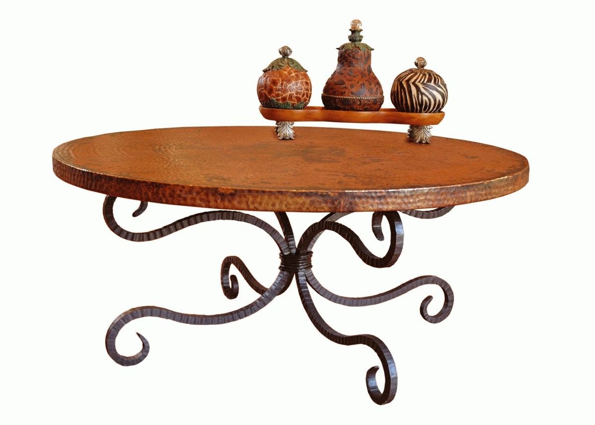Western & Rustic Tables Throughout Clock Coffee Tables Round Shaped (View 22 of 30)