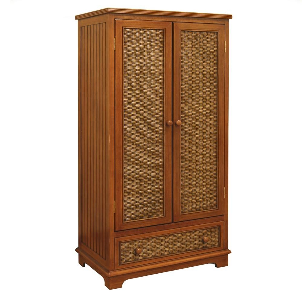 Featured Photo of 15 Best Wicker Armoire Wardrobes