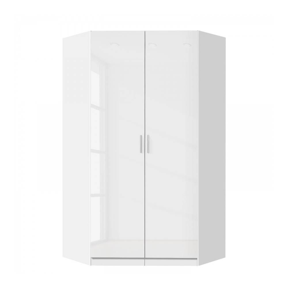 White Corner Wardrobes, German Quality Bedroom Furniture For White Gloss Wardrobes (View 7 of 15)