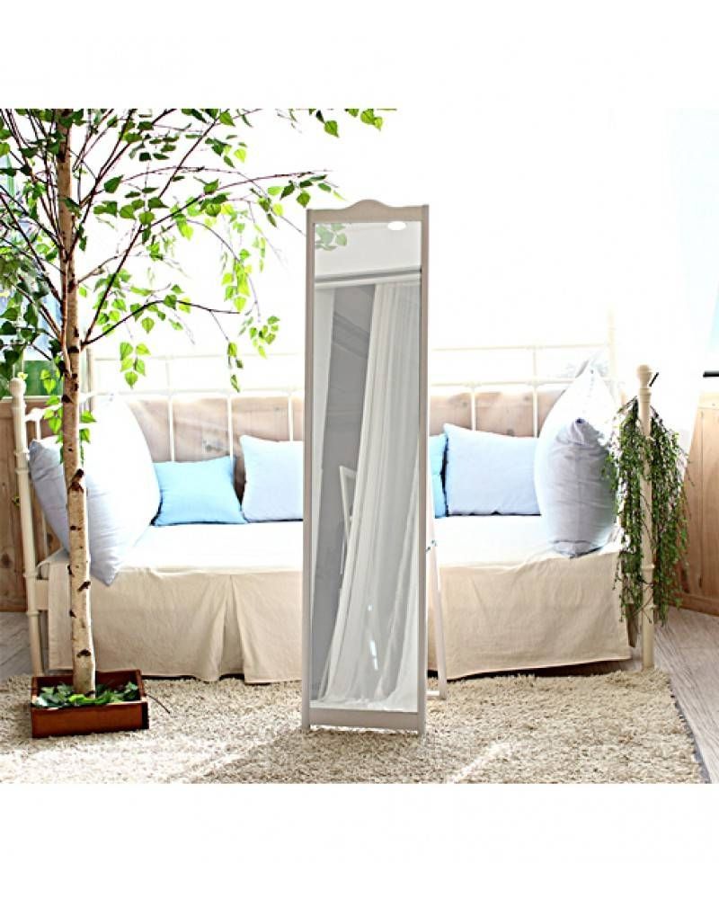 White – Elegant Freestanding Dressing Mirror Inside Free Standing Dressing Mirrors (View 10 of 25)