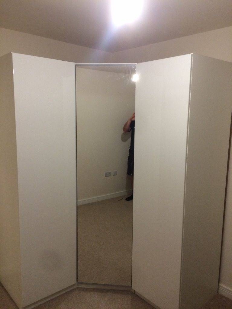 Featured Photo of  Best 15+ of Mirrored Corner Wardrobes