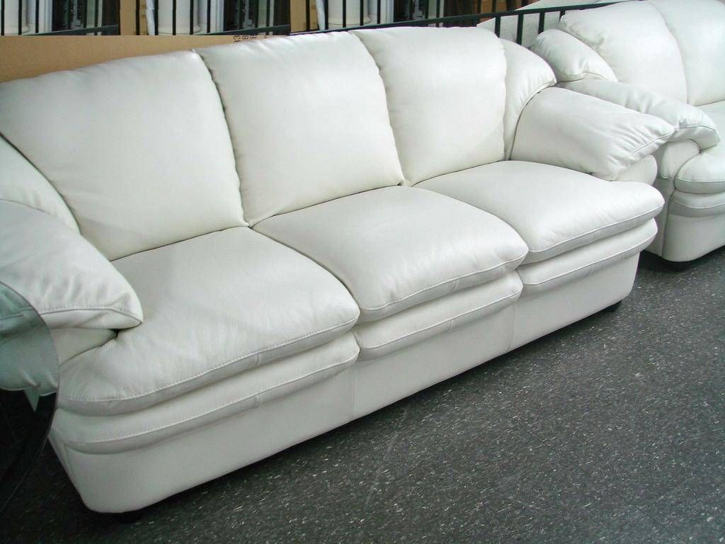decorate white leather sofa cozy