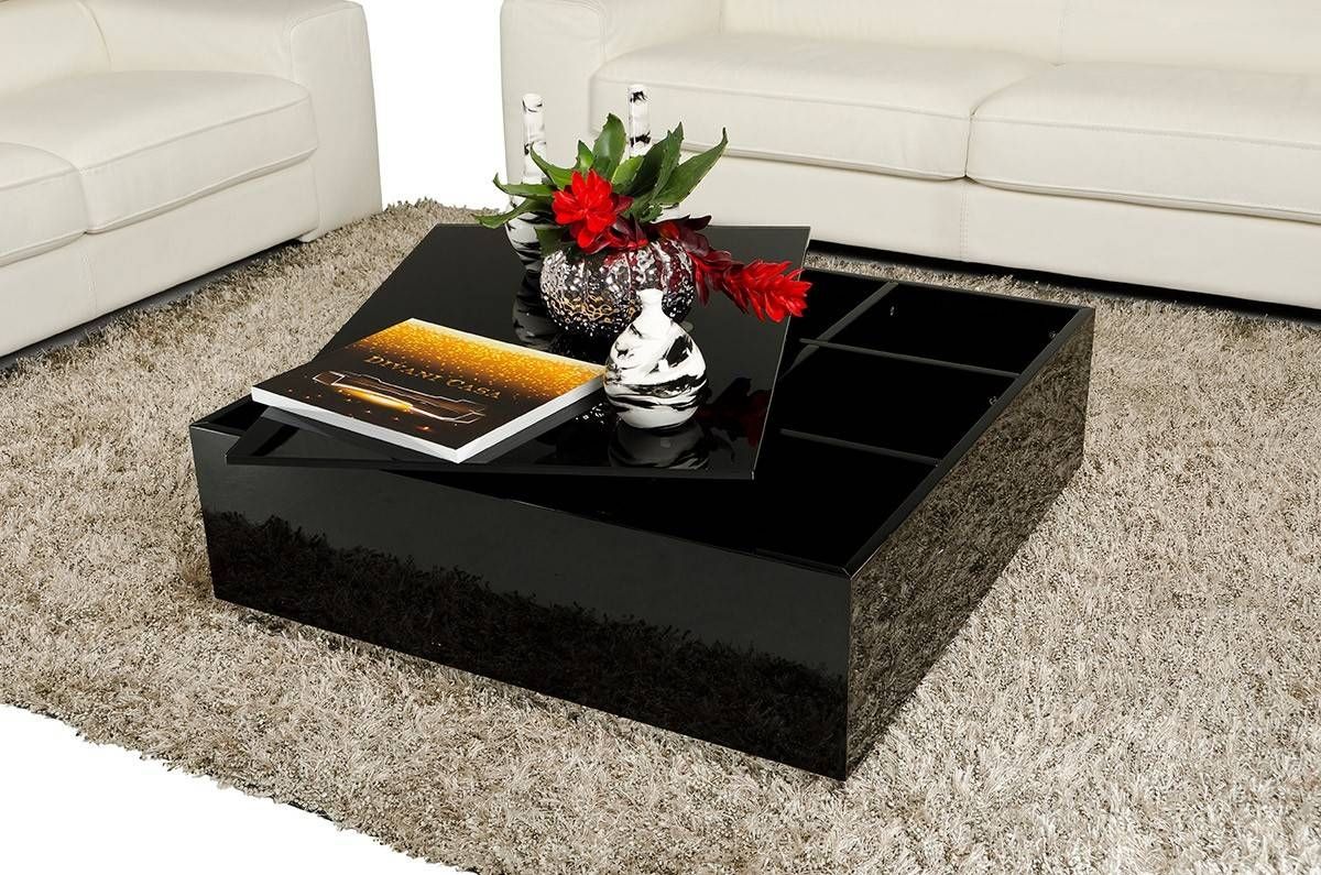White Low Coffee Table – Interior Home Design For Low Coffee Tables With Storage (View 14 of 30)