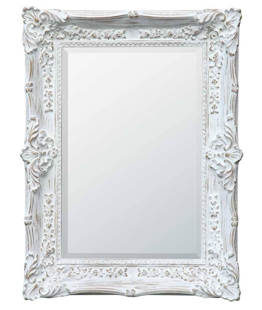 White Mirrors: Pleasant And Unique – In Decors Regarding White Rococo Mirrors (View 6 of 25)