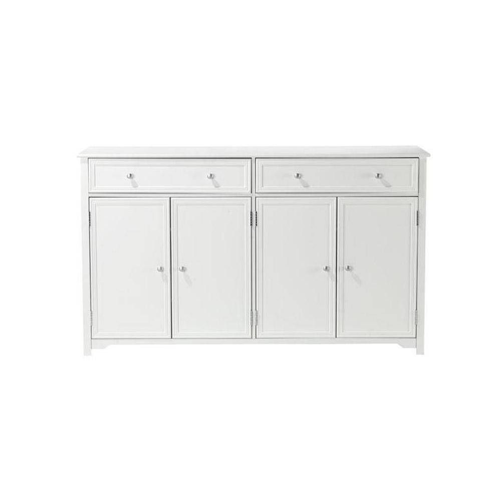White – Sideboards & Buffets – Kitchen & Dining Room Furniture For Cream Kitchen Sideboards (Photo 22 of 30)