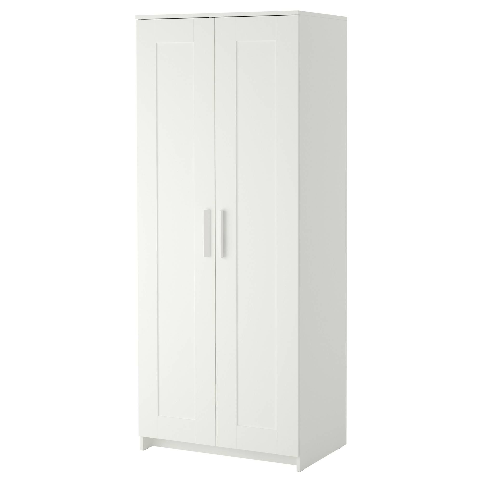 White Wadrobes | Ikea For Double Rail White Wardrobes (View 12 of 21)
