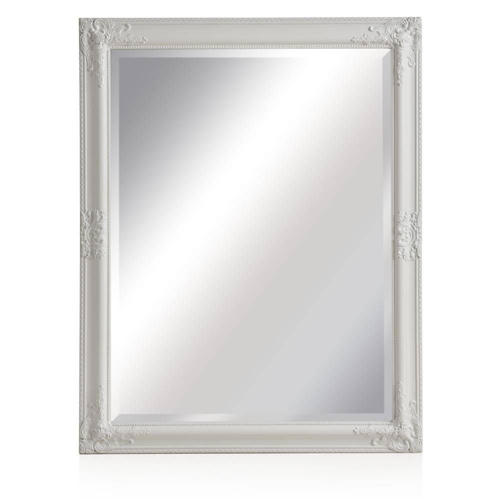 Wilko Rococco Mirror Large White 76 X 96cm At Wilko Throughout White Rococo Mirrors (View 5 of 25)