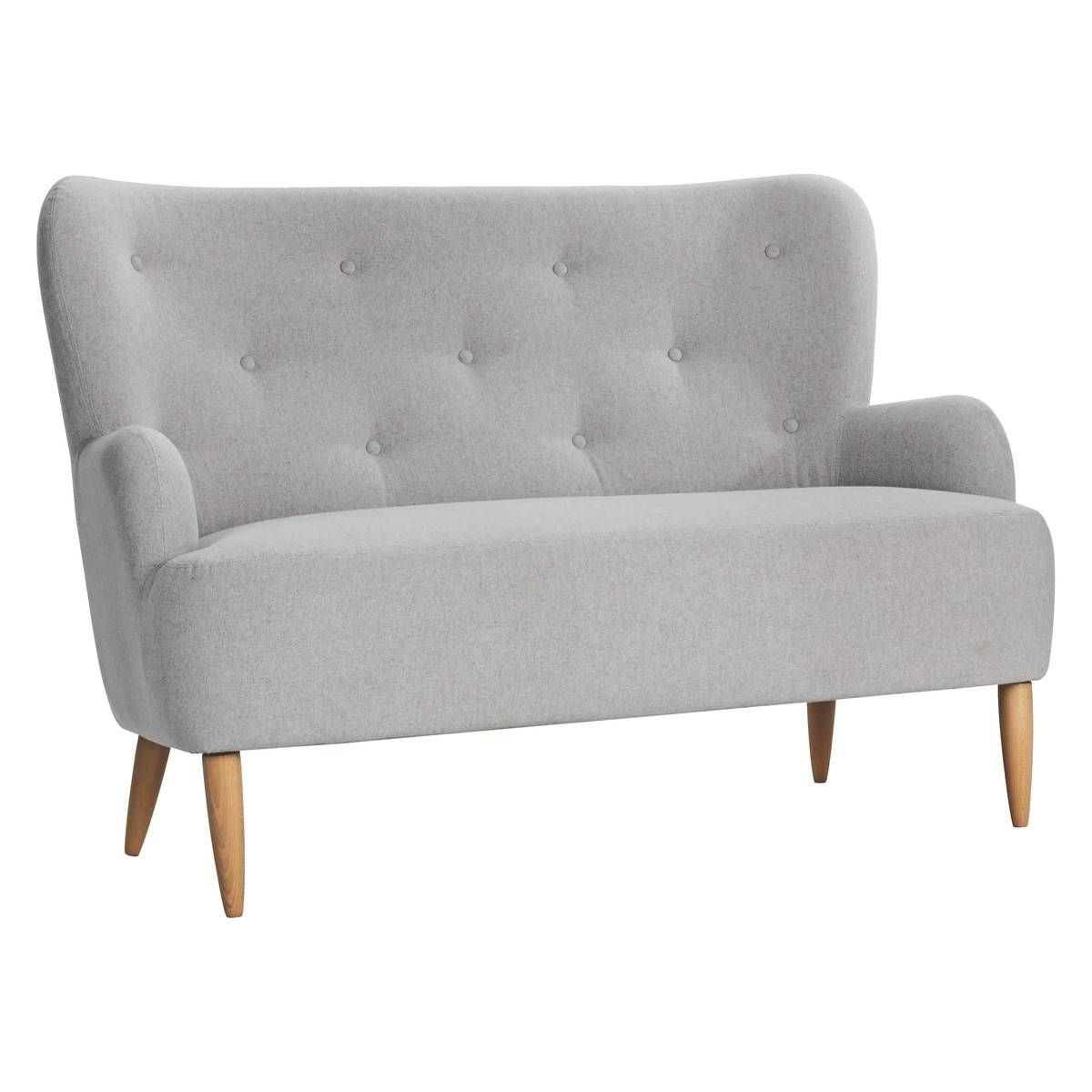 Wilmot Grey Wool Mix 2 Seater Sofa | Buy Now At Habitat Uk With Regard To 2 Seater Sofas (View 1 of 30)