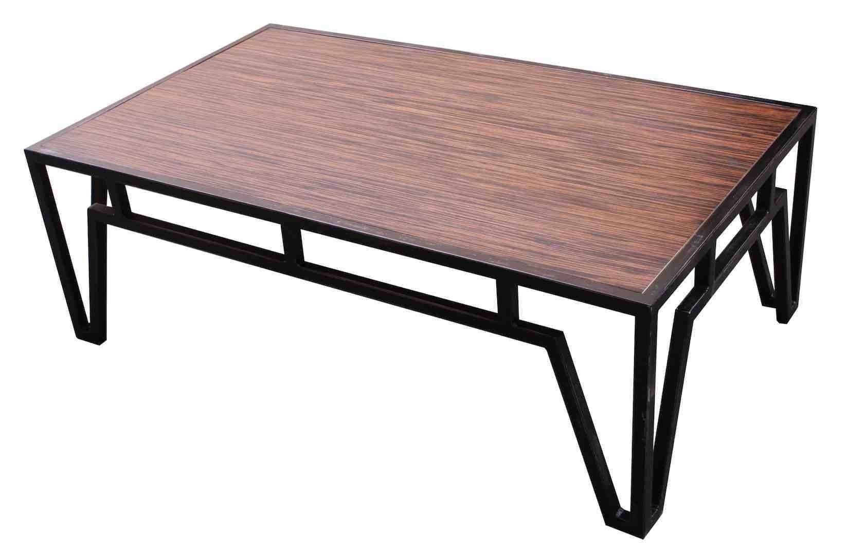 Wood And Steel Coffee Table – Karimbilal Inside Joss And Main Coffee Tables (Photo 30 of 30)
