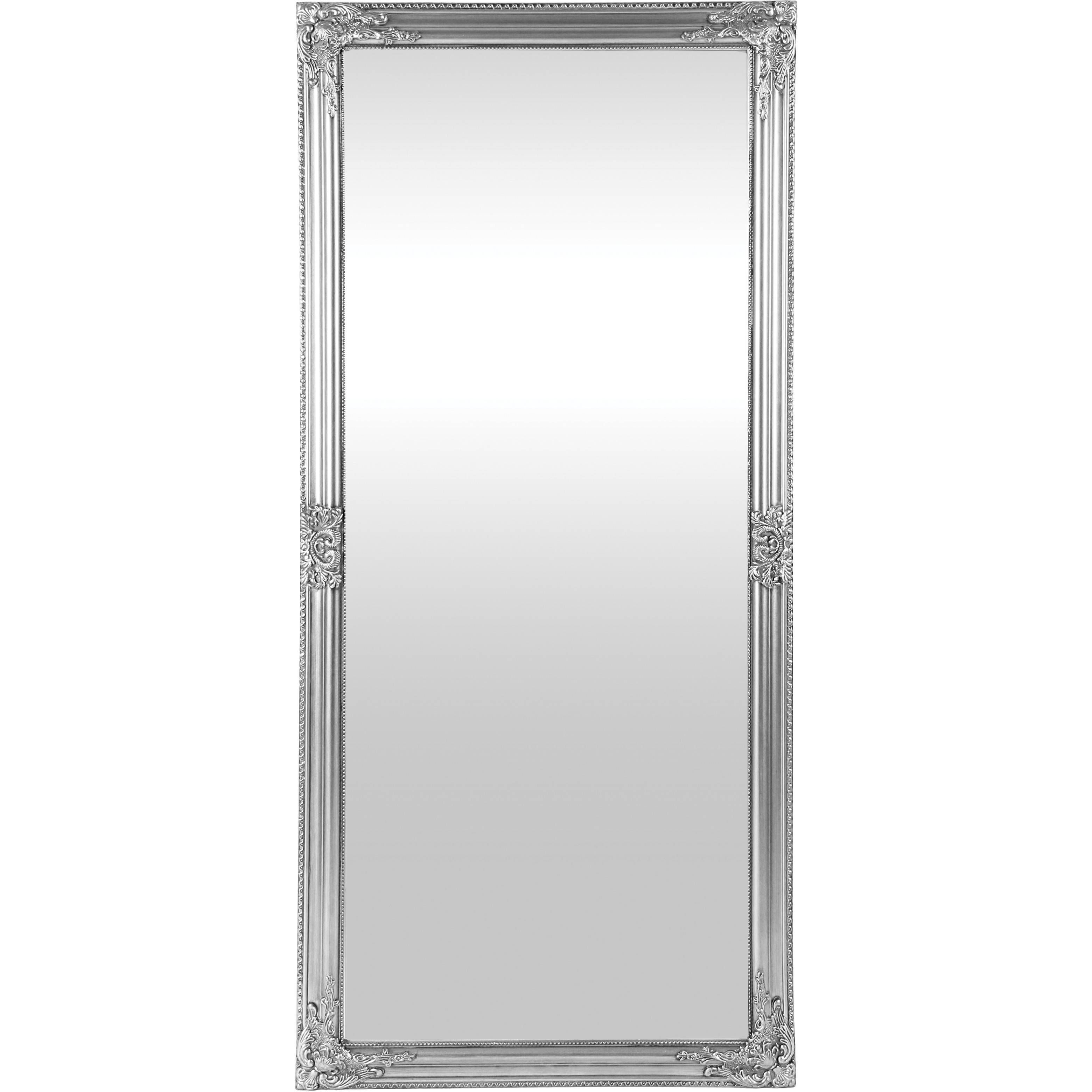 Wooden Framed Mirror (silver) Intended For Silver Antique Mirrors (Photo 23 of 25)