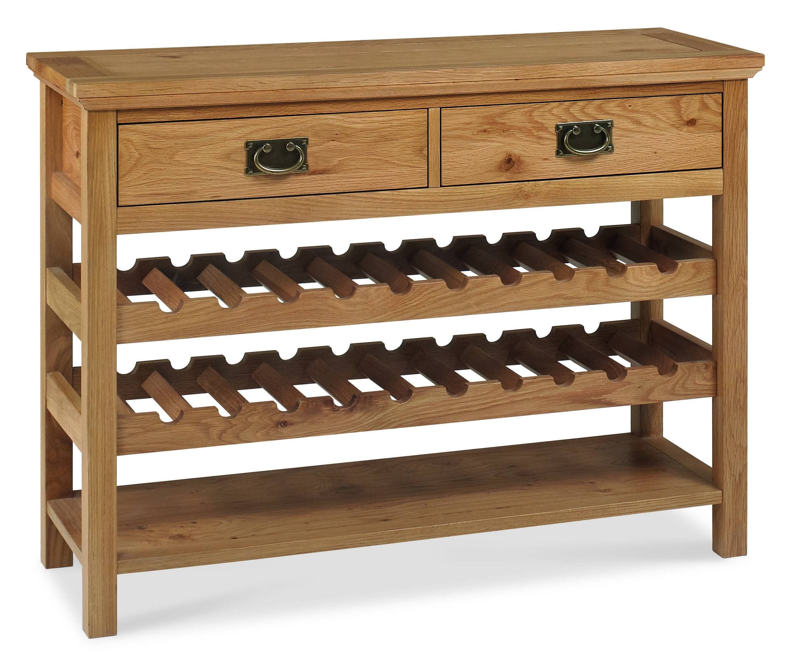Wooden Wine Cabinets & Racks. Buy Oak, Pine, Walnut Online With Regard To Oak Sideboards With Wine Rack (Photo 22 of 30)