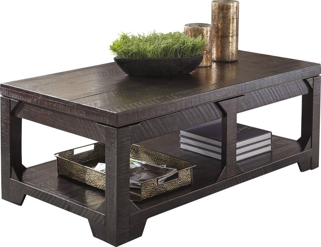 World Menagerie Skylar Coffee Table With Lift Top & Reviews | Wayfair With Coffee Table With Raised Top (Photo 11 of 30)