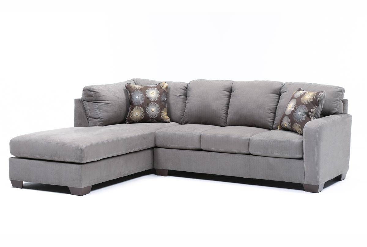 Zella Charcoal 2 Piece Sectional W/laf Chaise – Living Spaces Regarding 10 Piece Sectional Sofa (Photo 166 of 299)