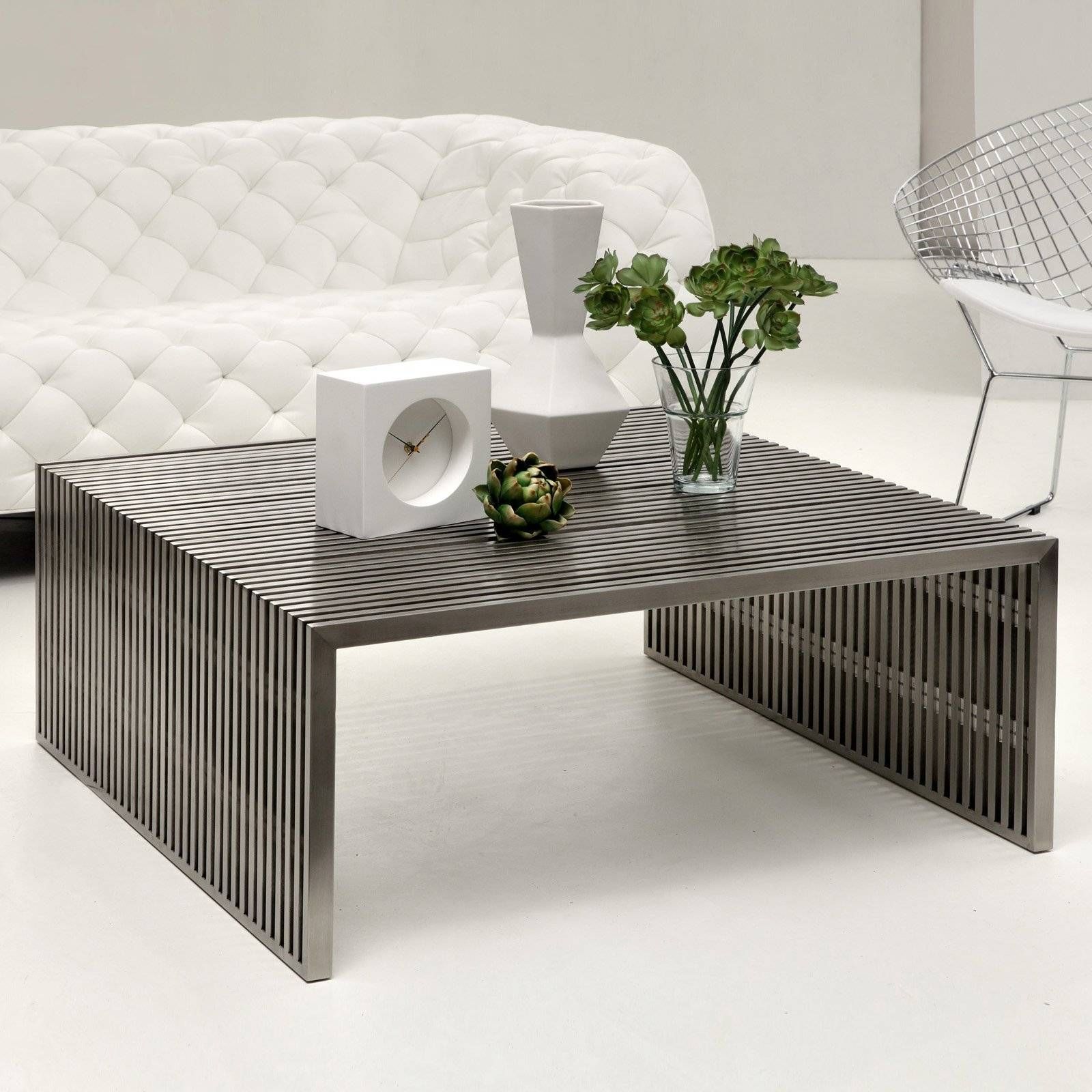 Zuo Modern Square Coffee Table – Coffee Tables At Hayneedle For Metal Square Coffee Tables (Photo 17 of 30)