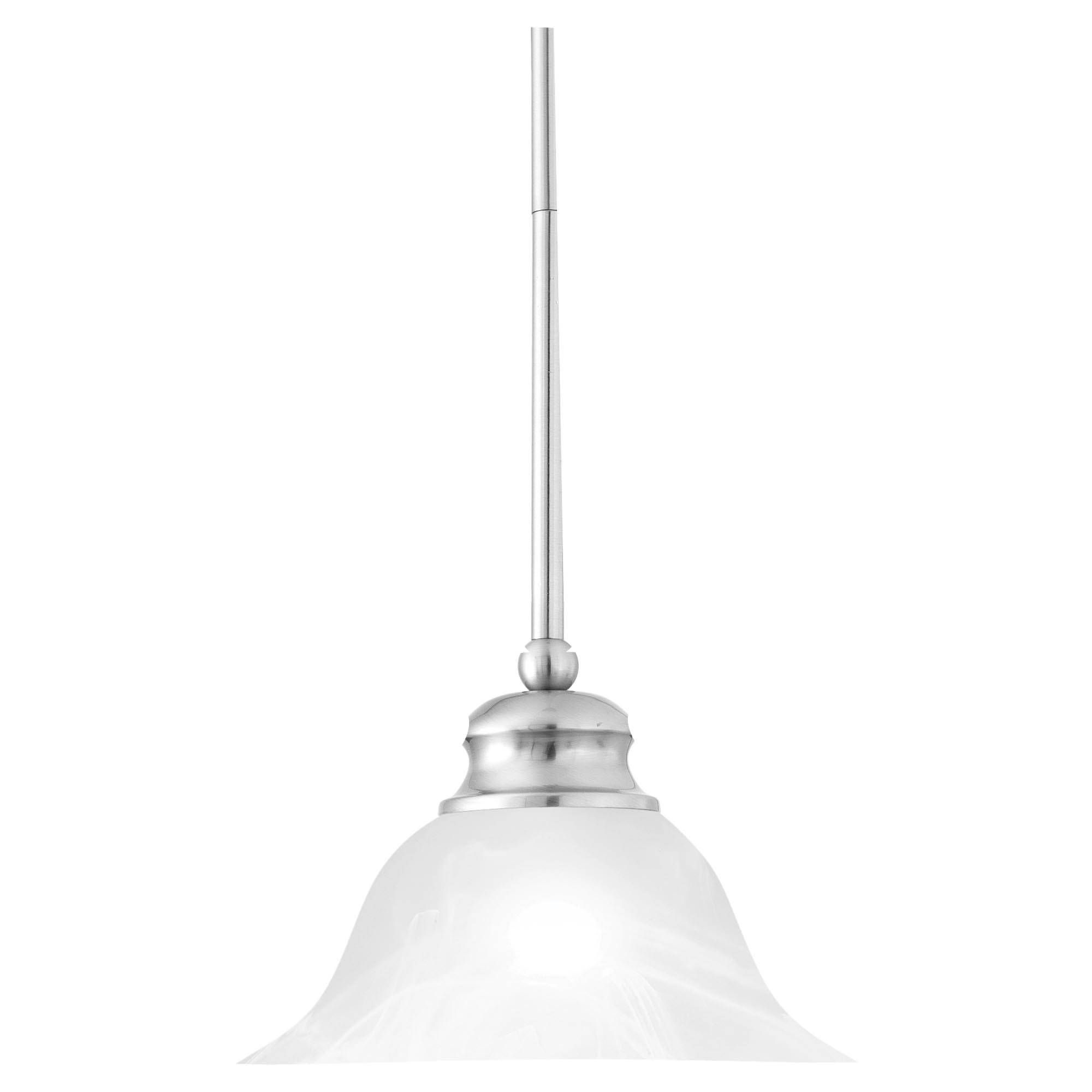 1 Light Pendant In Brushed Nickel Finish Sl829678 With Brushed Nickel Pendant Lighting (View 11 of 15)