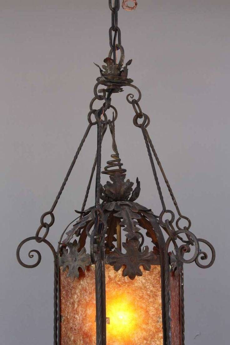 10 Best Wrought Iron Outdoor Lanterns Images On Pinterest Pertaining To Wrought Iron Lights Pendants (View 6 of 15)