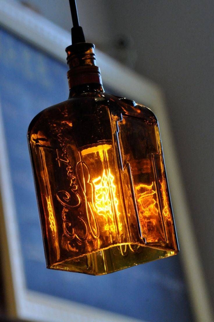 201 Best Creative Pipe Lighting Images On Pinterest | Industrial Throughout Liquor Bottle Pendant Lights (View 13 of 15)