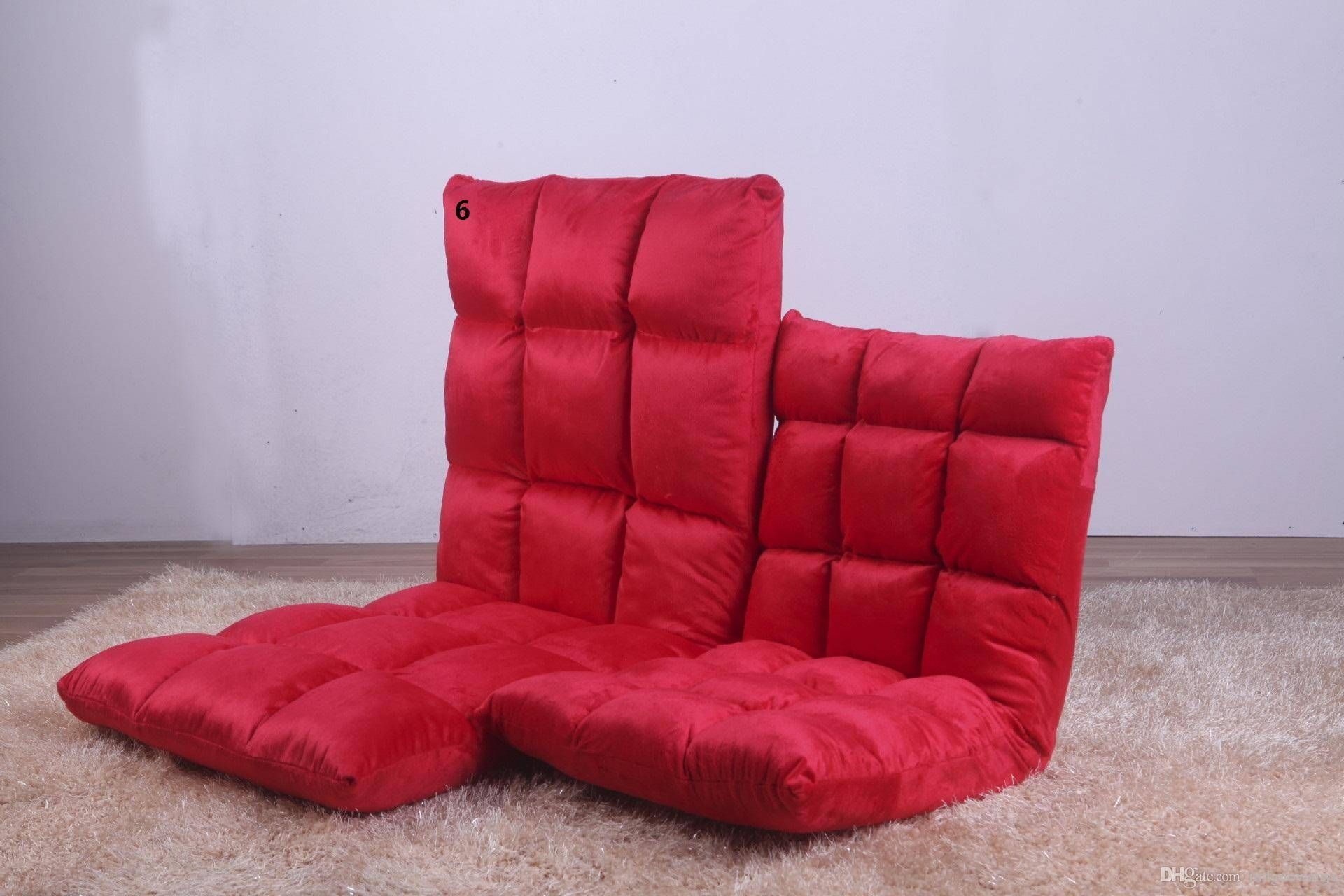 2017 6 Gears Lazy Sofa Couch Rice Small Single Sofa Chair Folding Regarding Lazy Sofa Chairs (Photo 4 of 15)