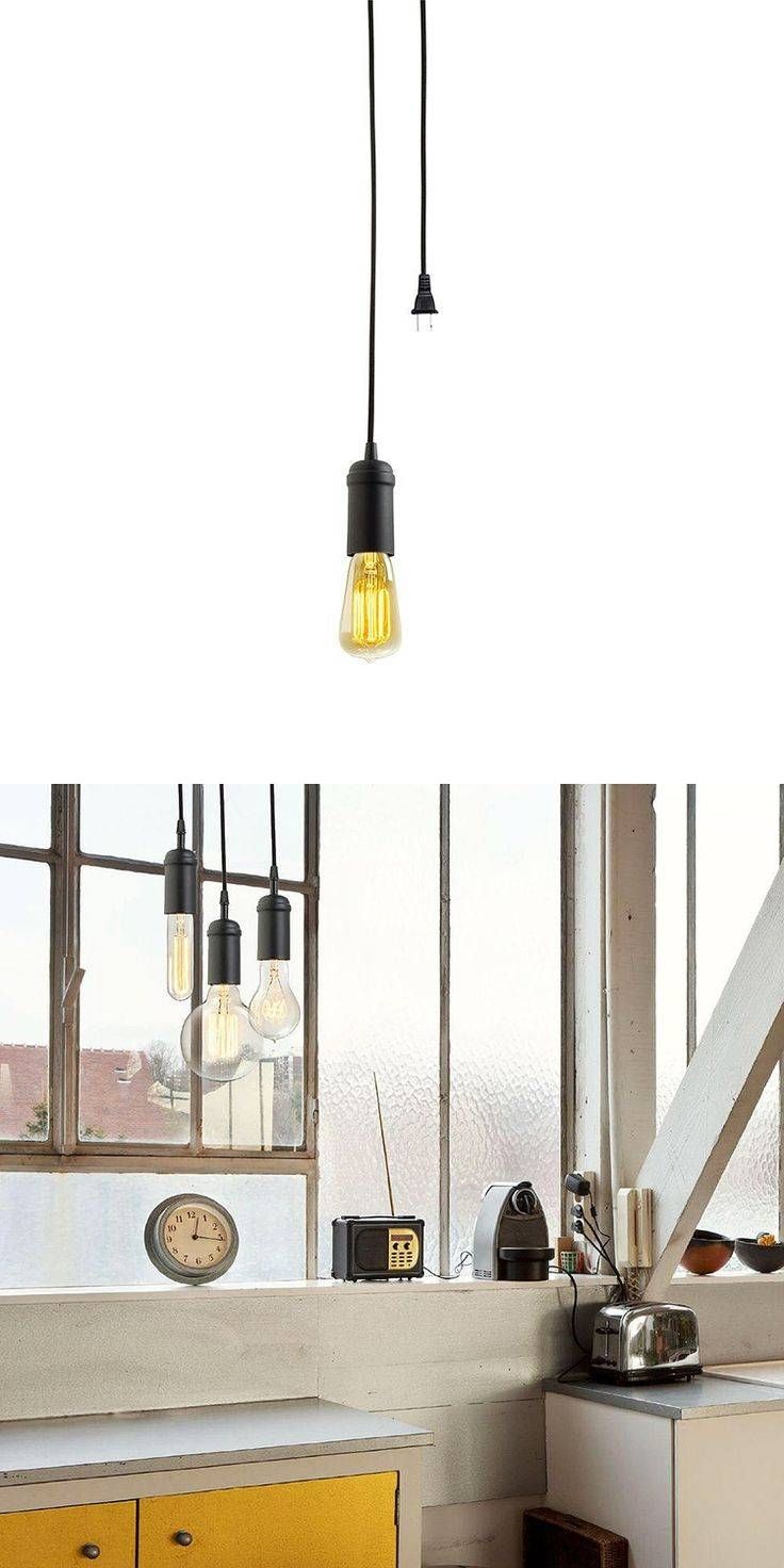 230 Best Lighting & Fans Images On Pinterest | Home Depot With Hanging Plugin Pendant Lights (View 12 of 15)