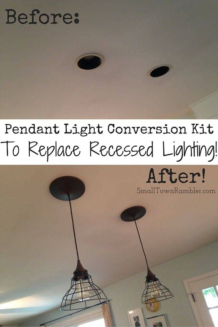 25+ Best Recessed Can Lights Ideas On Pinterest | Led Can Lights Inside Recessed Light To Pendant Lights (View 5 of 15)