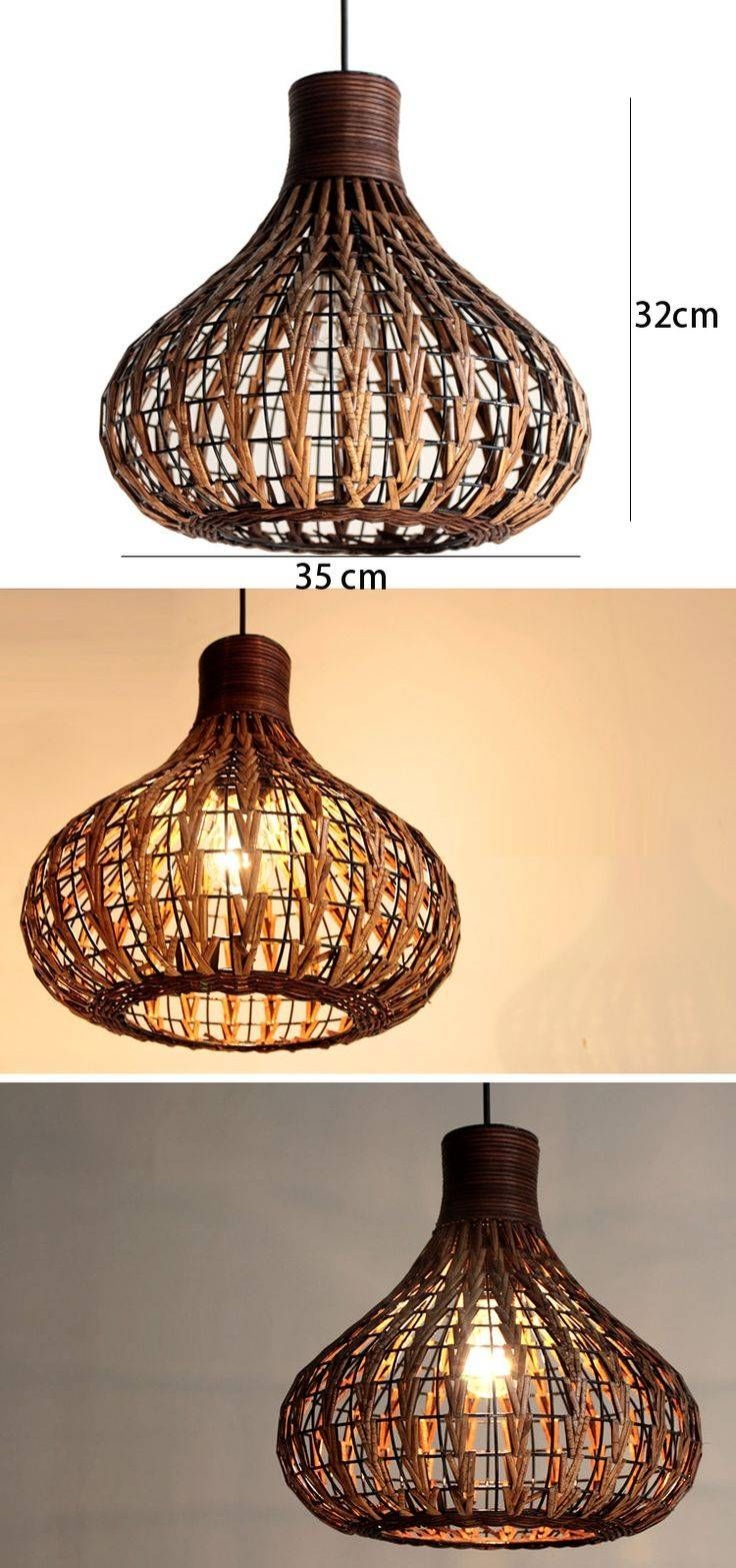 26 Best Lighting Images On Pinterest | Pendant Lights, Home And Rattan Intended For Rattan Lights Fixtures (View 4 of 15)