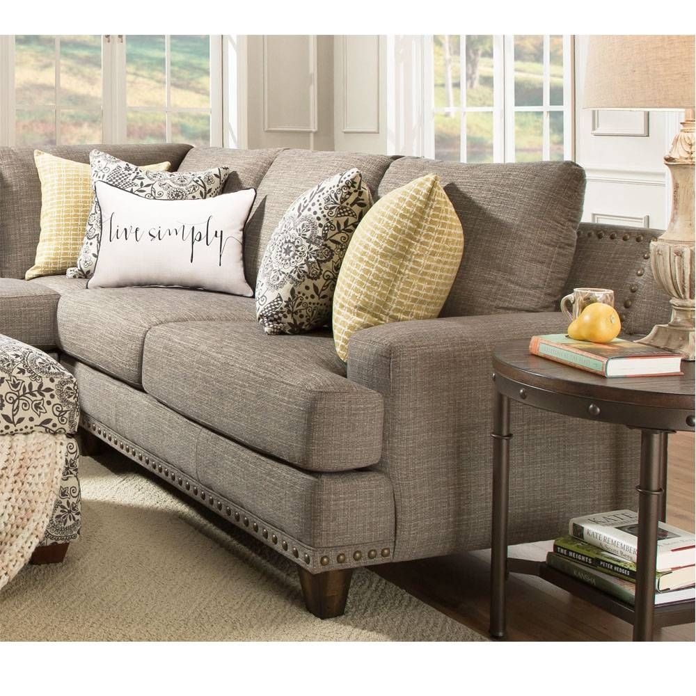 864 Julienne Stationary Sectional – Franklin Furniture Product Within Franklin Sectional Sofas (Photo 15 of 15)