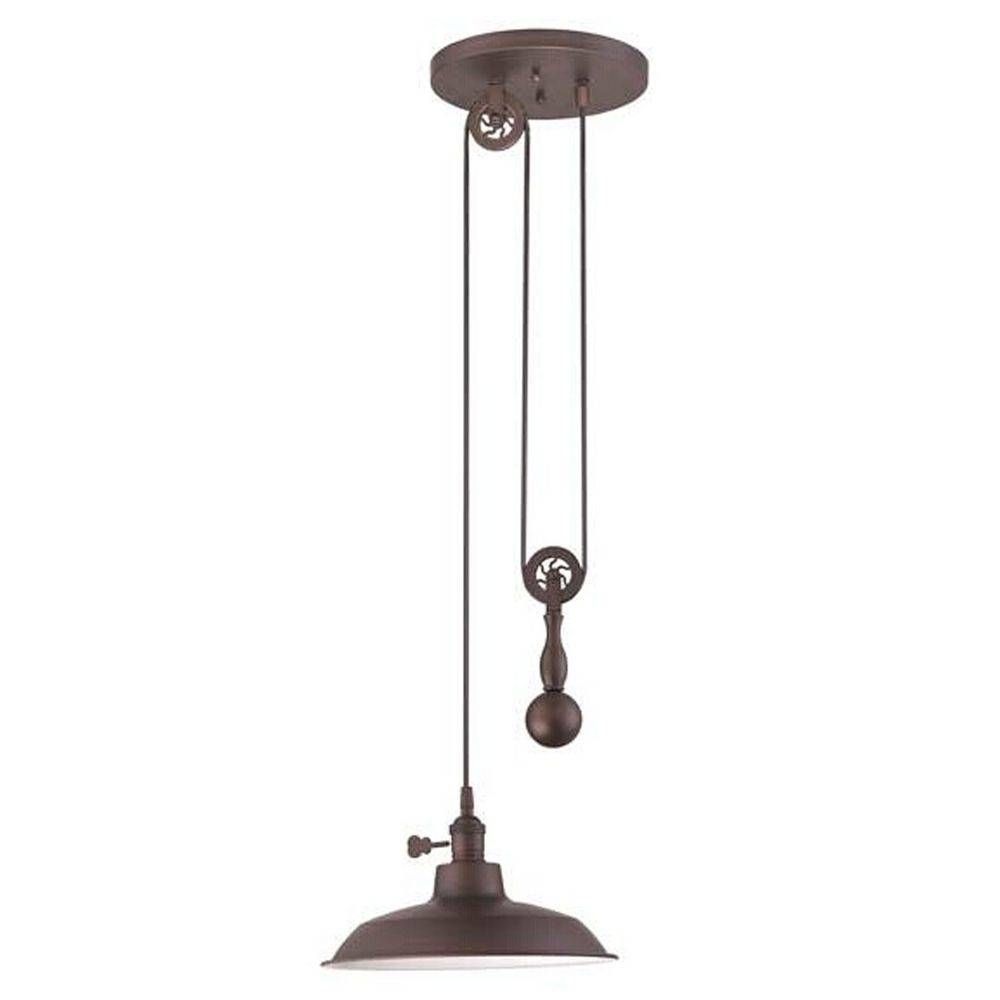 Adjustable Pendant Light – Aneilve With Pulley Adjustable Pendant Lights (View 4 of 15)