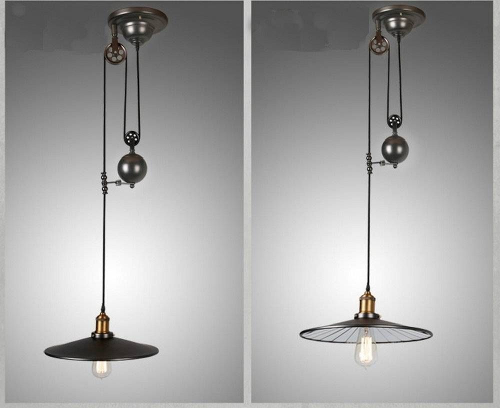 Aliexpress : Buy Kitchen Rise & Fall Pulley Pendant Lights Inside Rise And Fall Pendant Lighting (Photo 8 of 15)