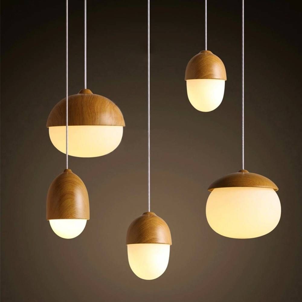 Aliexpress : Buy Modern Diy Decorative Pendant Light Nut Egg Regarding Nut Pendant Lights (View 7 of 15)