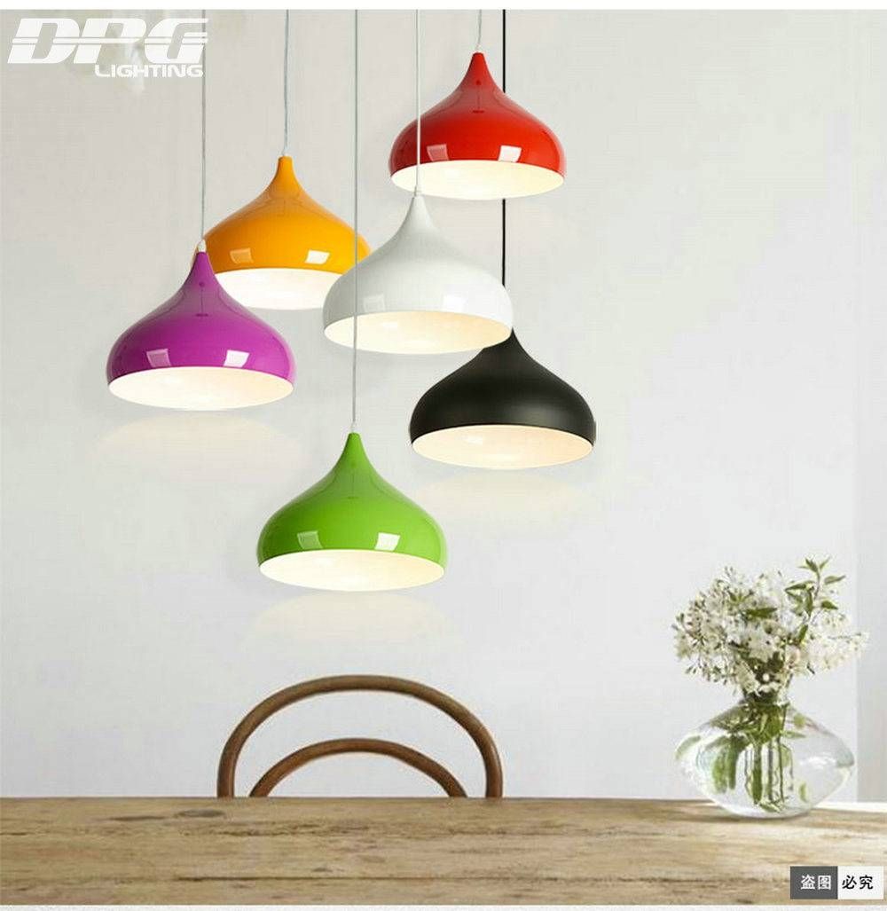Aliexpress : Buy Modern Green Black Kitchen Led Hanging Lamp With Regard To Green Kitchen Pendant Lights (View 6 of 15)