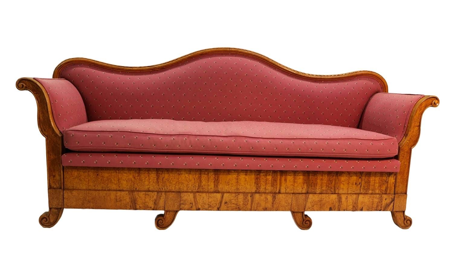 Antique 19th Century Maple Biedermeier Sofa – With Biedermeier Sofas (View 10 of 15)