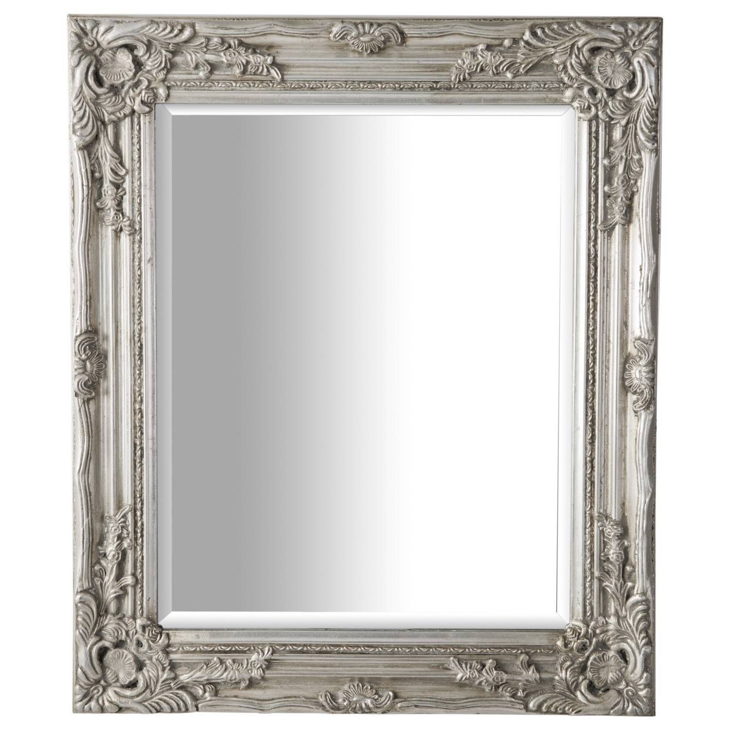 Antique Ornate Mirror Silver Regarding Antique Silver Mirrors (View 7 of 15)