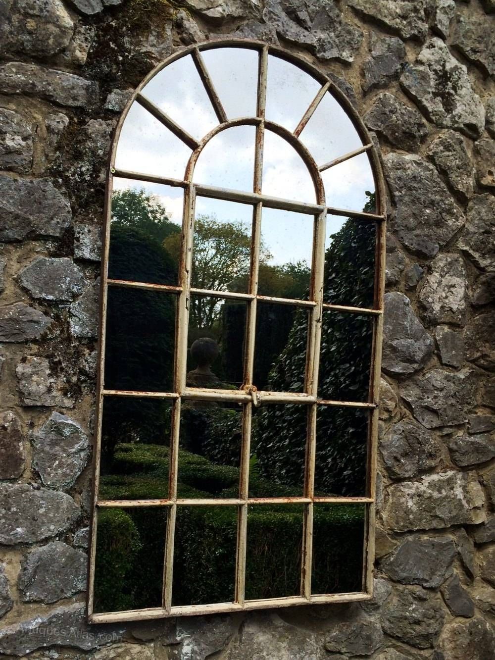 Antiques Atlas – Garden Arch Window Mirror Regarding Metal Garden Mirrors (View 7 of 15)