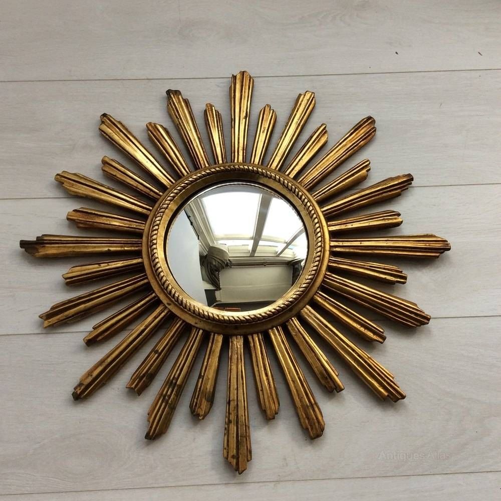 Antiques Atlas – Vintage French Sunburst Mirror In Vintage French Mirrors (Photo 12 of 15)