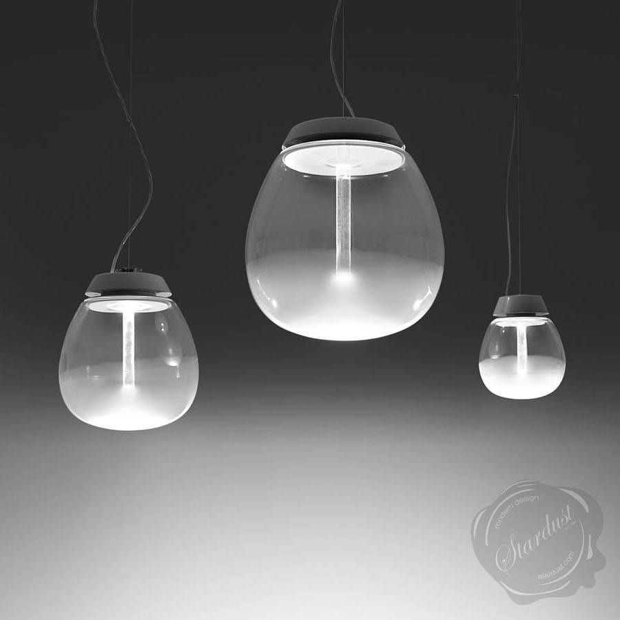 Artemide Empatia Suspension Murano Glass Pendant Light | Stardust For Murano Lights Fixtures (View 6 of 15)