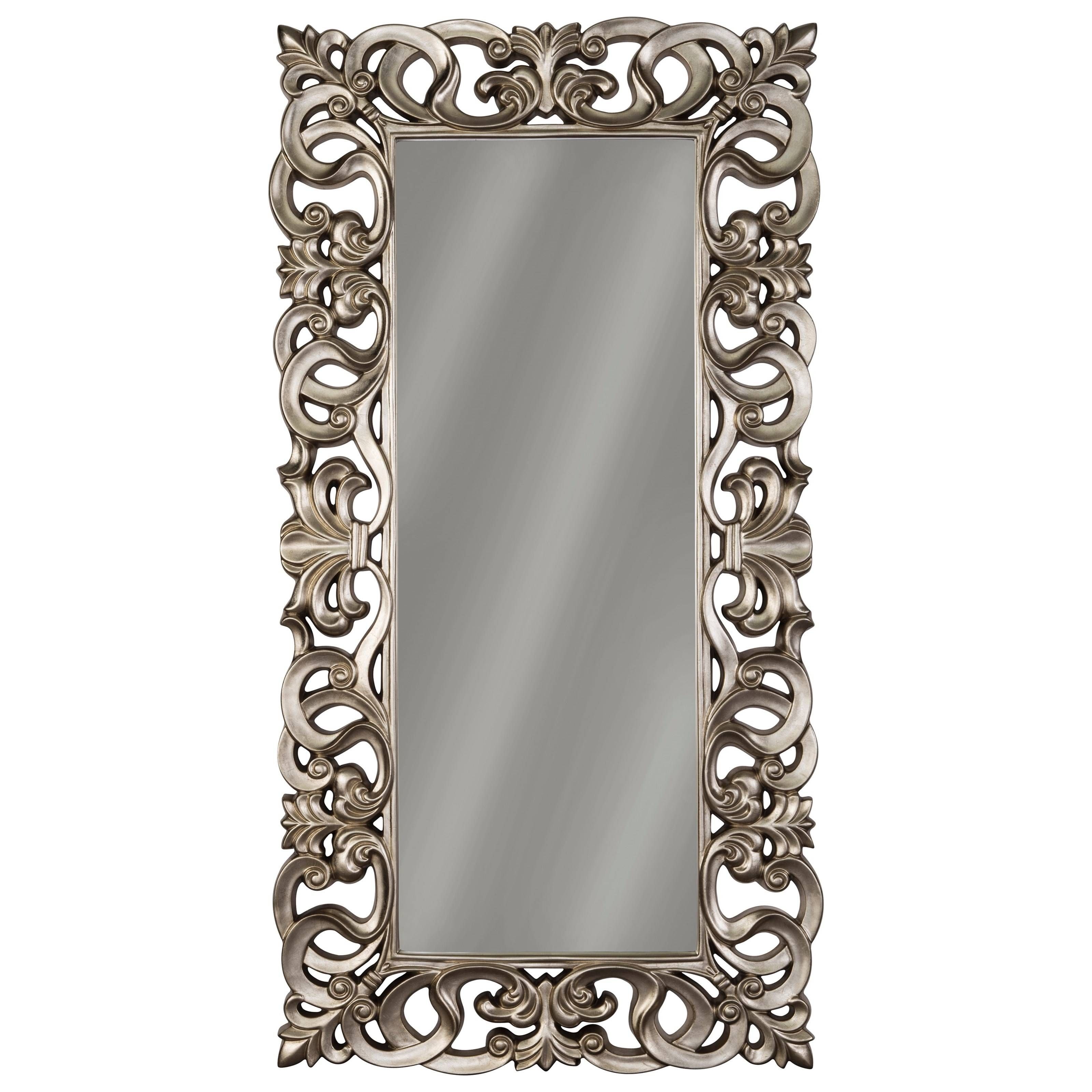 Ashley Signature Design Accent Mirrors Lucia Antique Silver Finish Inside Antique Silver Mirrors (View 6 of 15)