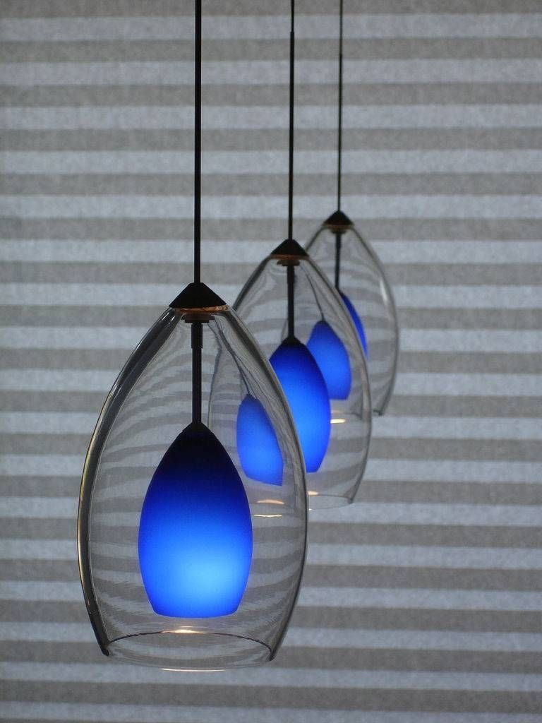 Astonishing Blue Pendant Lighting 43 In Mini Pendant Light Throughout Blue Pendant Lights For Kitchen (Photo 8 of 15)