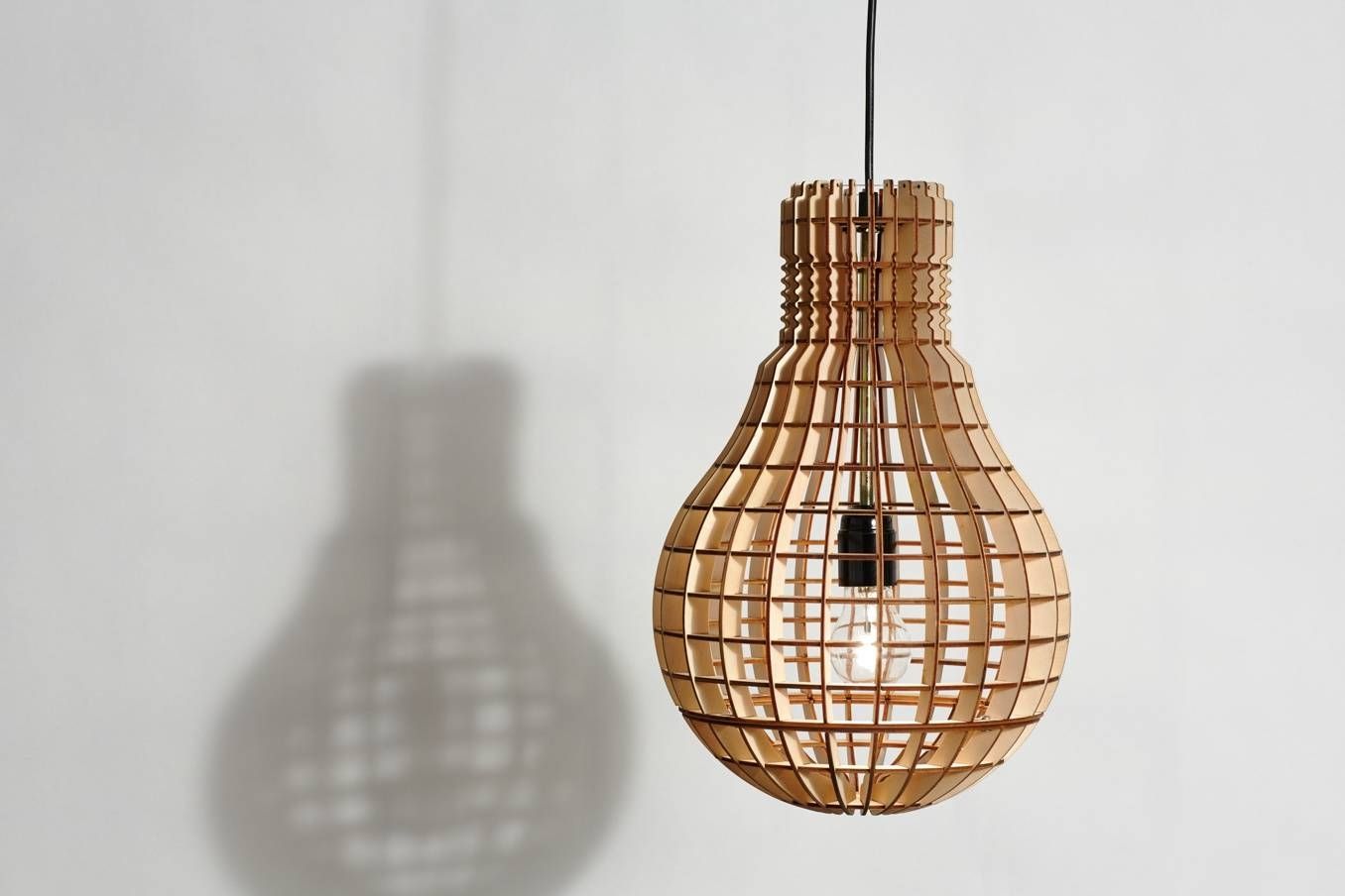 Aura Wooden Pendant Lamp – Crowdyhouse In Wooden Pendant Lights (View 10 of 15)