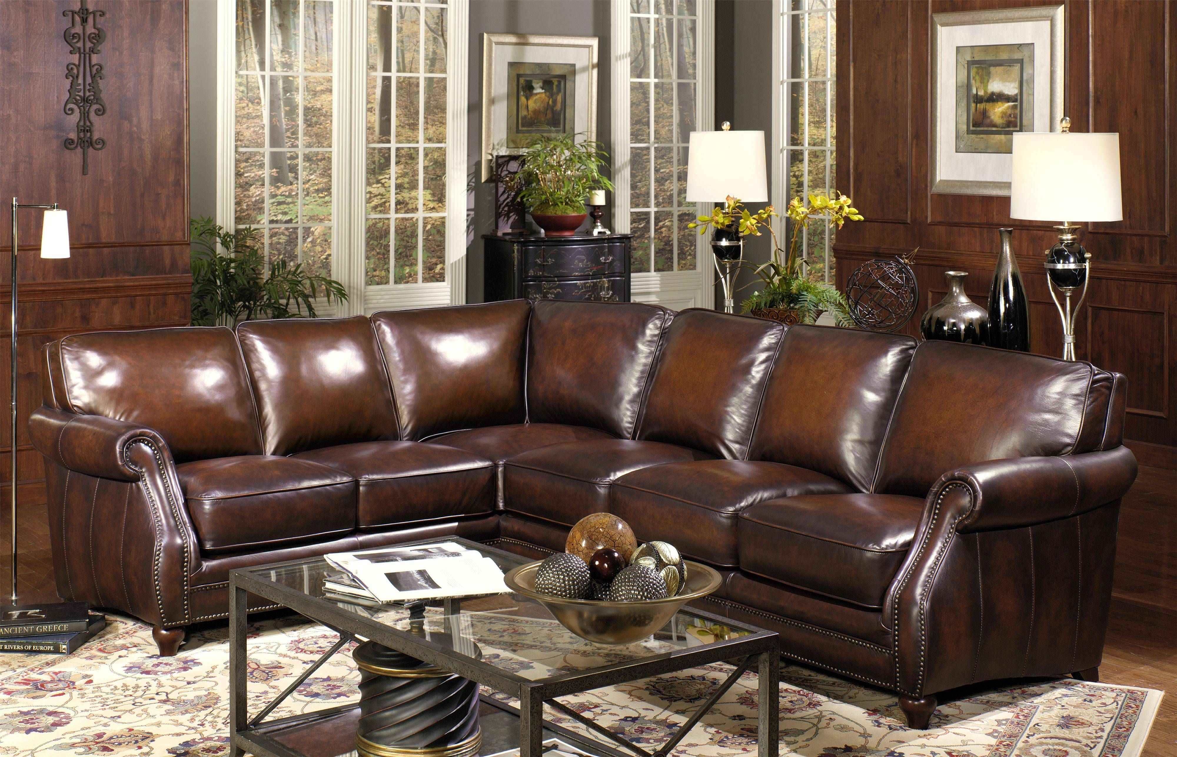 Awesome Traditional Sectional Sofas Living Room Furniture Ideas For Traditional Leather Sectional Sofas (View 2 of 15)